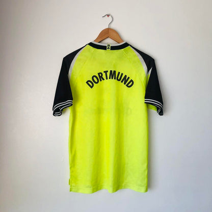 Borussia Dortmund 1995/1996 Green Home Football Shirt Boys (YXL)