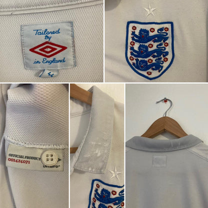 England 2010/2011 White Home Football Shirt (XL)