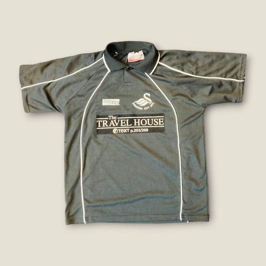 Swansea City 2003/2004 Gray Away Football Shirt (M)