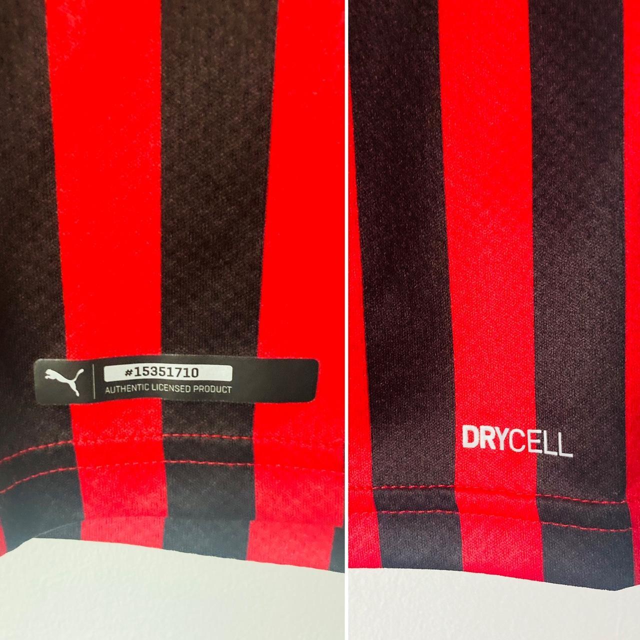 AC Milan 2019/2020 Red & Black Home Football Shirt (XXL)