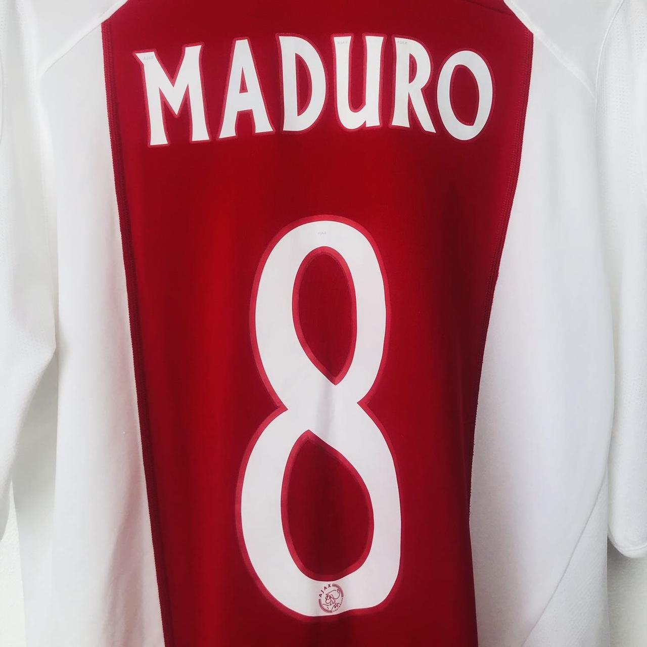 Ajax 2005/2006 Red & White Home Football Shirt (L)
