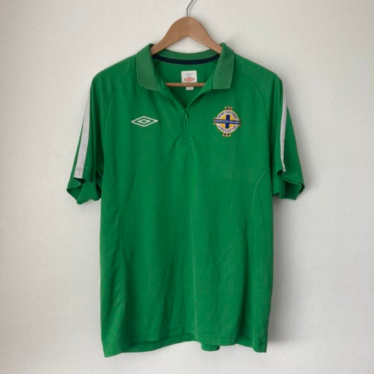 Northern Ireland 2009/2010 Green Home Football Shirt (L)