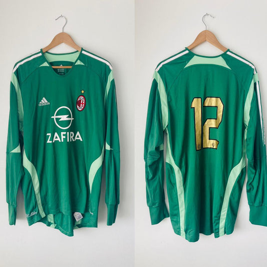 AC Milan 2005/2006 Green Goalkeeper Football Shirt (XL)