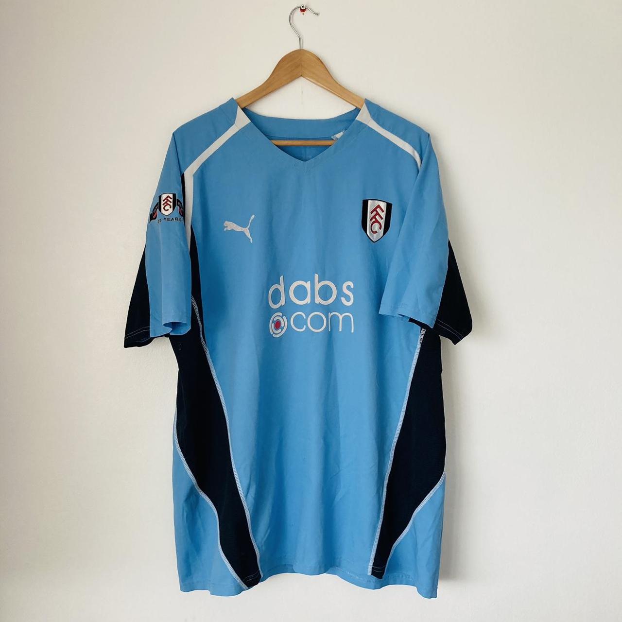 Fulham 2004/2005 Blue Away Football Shirt (XXL)