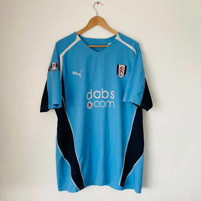 Fulham 2004/2005 Blue Away Football Shirt (XXL)