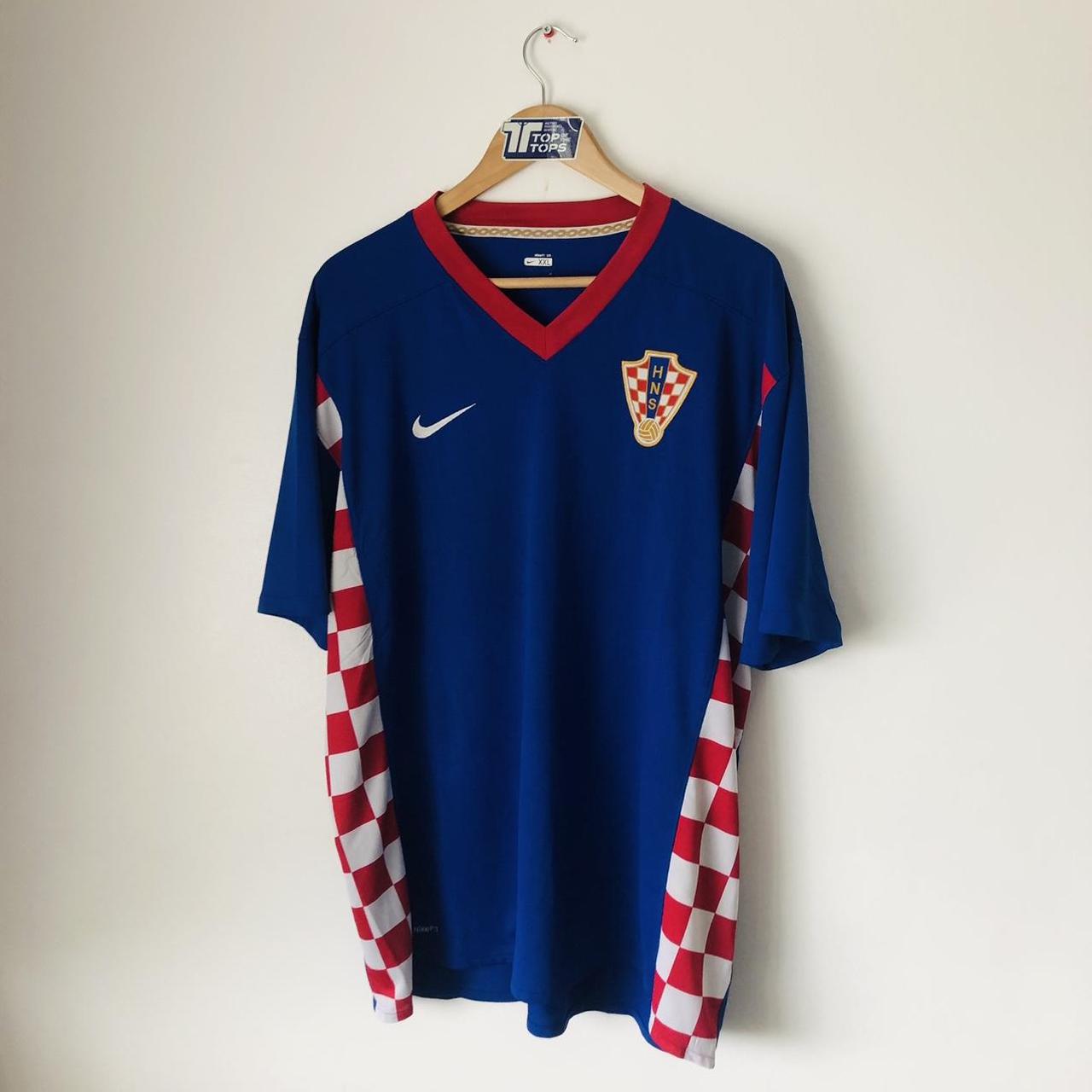 Croatia 2008 Blue Football Shirt (XXL)