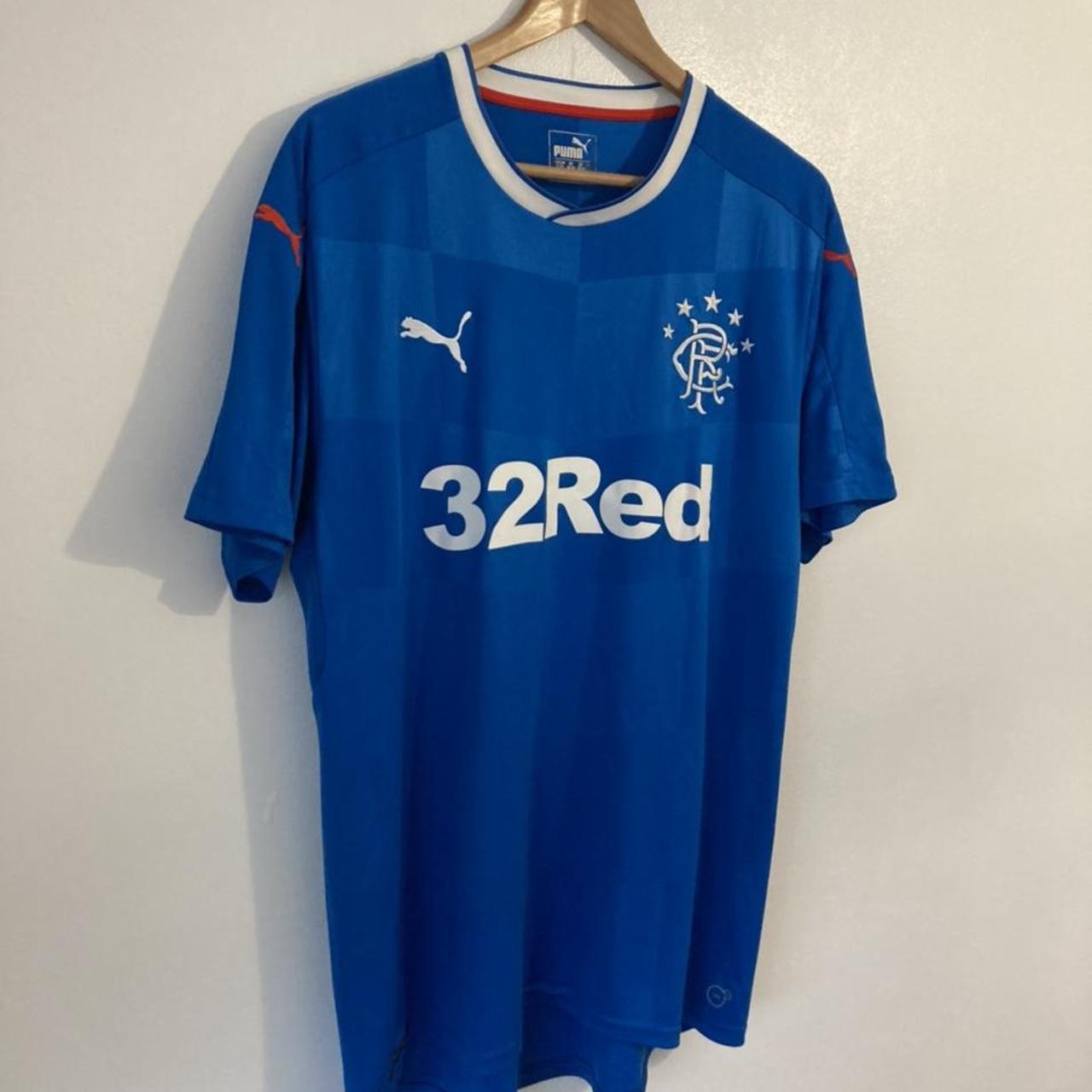 Rangers 2016/2018 Blue Home Football Shirt (XL)