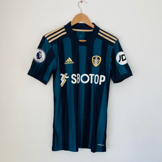 Leeds United 2020/2021 Blue & Black Away Football Shirt (XS)