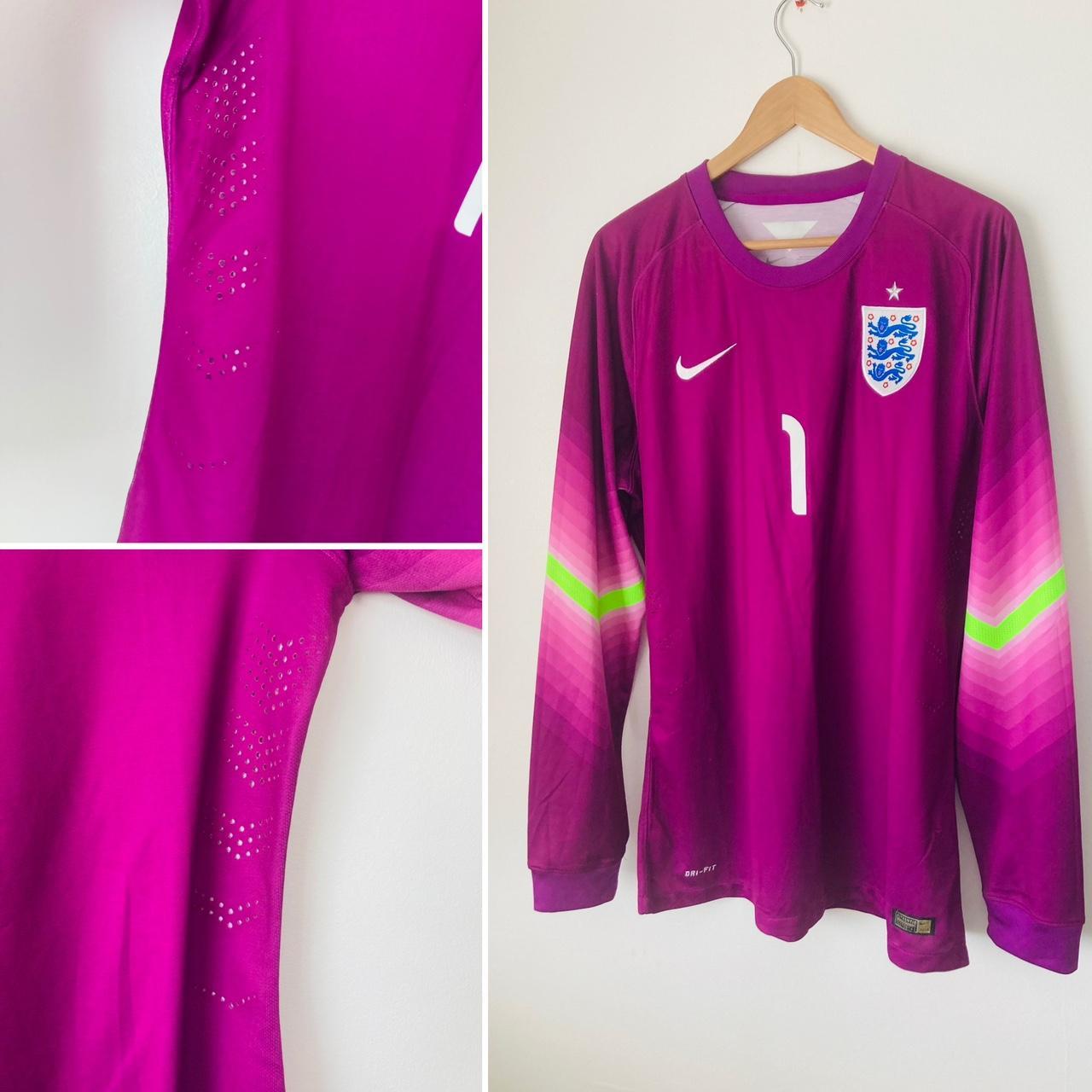 England 2014/2015 Purple Goalkeeper Football Shirt (XL)