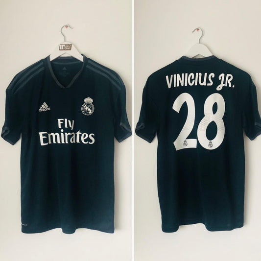 Real Madrid 2018/2019 Black Third Football Shirt (M)