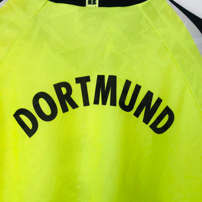 Borussia Dortmund 1995/1996 Green Home Football Shirt Boys (YXL)