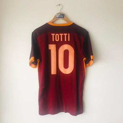 AS Roma 2015/16 Red Football Shirt (M)