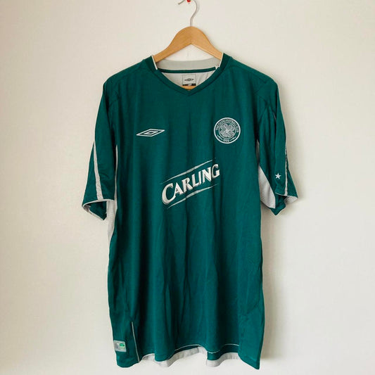 Celtic 2004/2005 Teal Away Football Shirt (XXL)