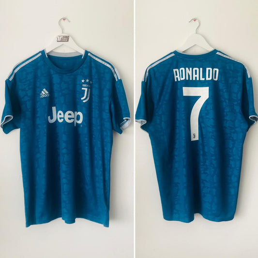 Juventus 2019/2020 Blue Third Football Shirt (XL)