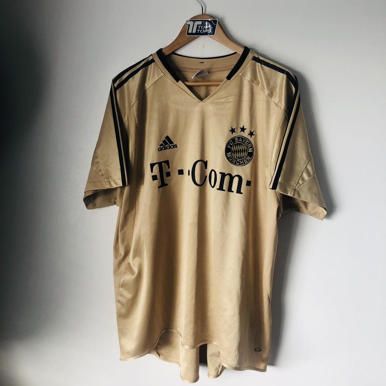 Bayern Munich 2004/2006 Gold Football Shirt (XL)