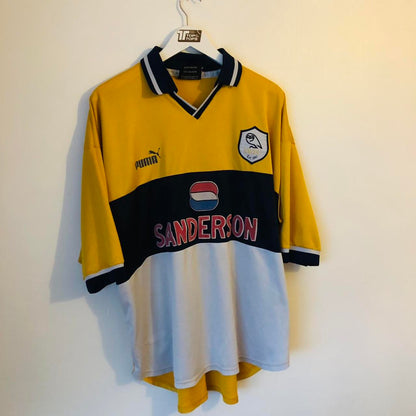 Sheffield Wednesday 1999/2000 Yellow Away Football Shirt (XXL)