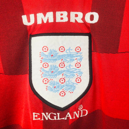 England 1998 Red Away Football Shirt (XL)