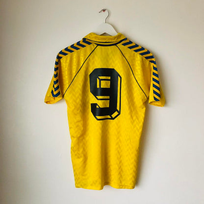 Hellas Verona 1987/1988 Yellow Away Football Shirt (M)