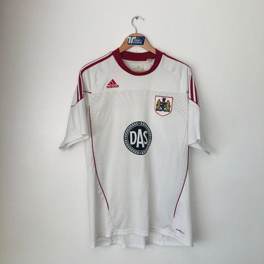 Bristol City 2010/2011 White Football Shirt (L)