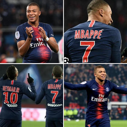 Paris Saint-Germain 2018/2019 Navy Home Football Shirt (XL)