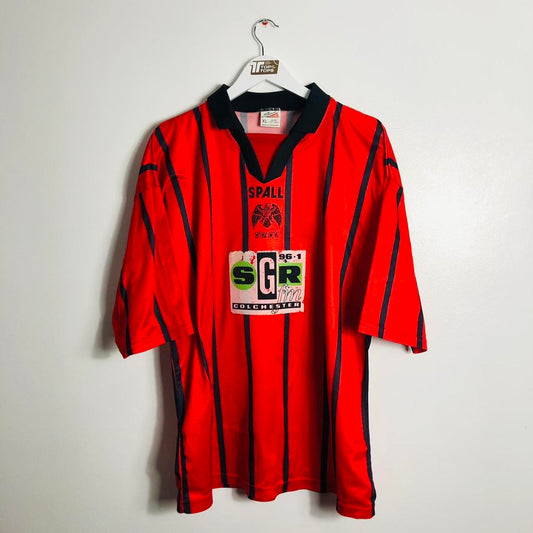 Colchester United 1994/1995 Red Away Football Shirt (XL)