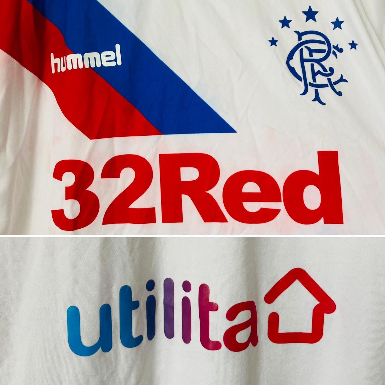 Rangers 2018/2019 White Away Football Shirt (L)