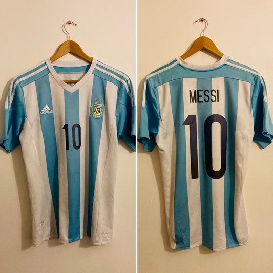 Argentina 2015/2016 Blue & White Home Football Shirt (M)