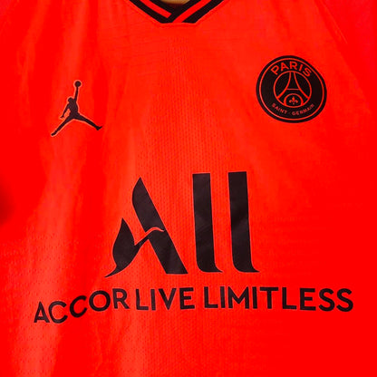 Paris Saint-Germain 2019/2020 Orange Away Football Shirt (M)