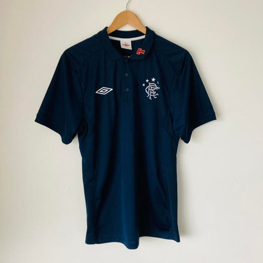 Rangers Navy Casual Polo Shirt (L)