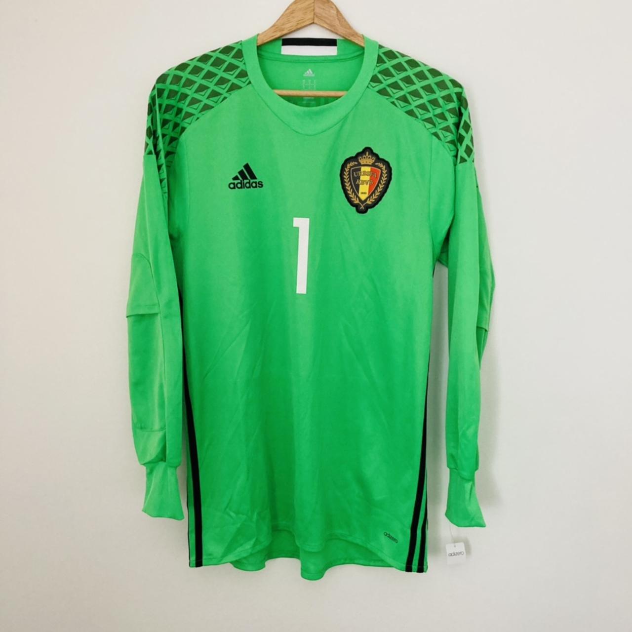 Belgium 2016 Green Goalkeeper Football Shirt (M)