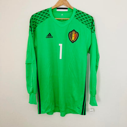 Belgium 2016 Green Goalkeeper Football Shirt (M)