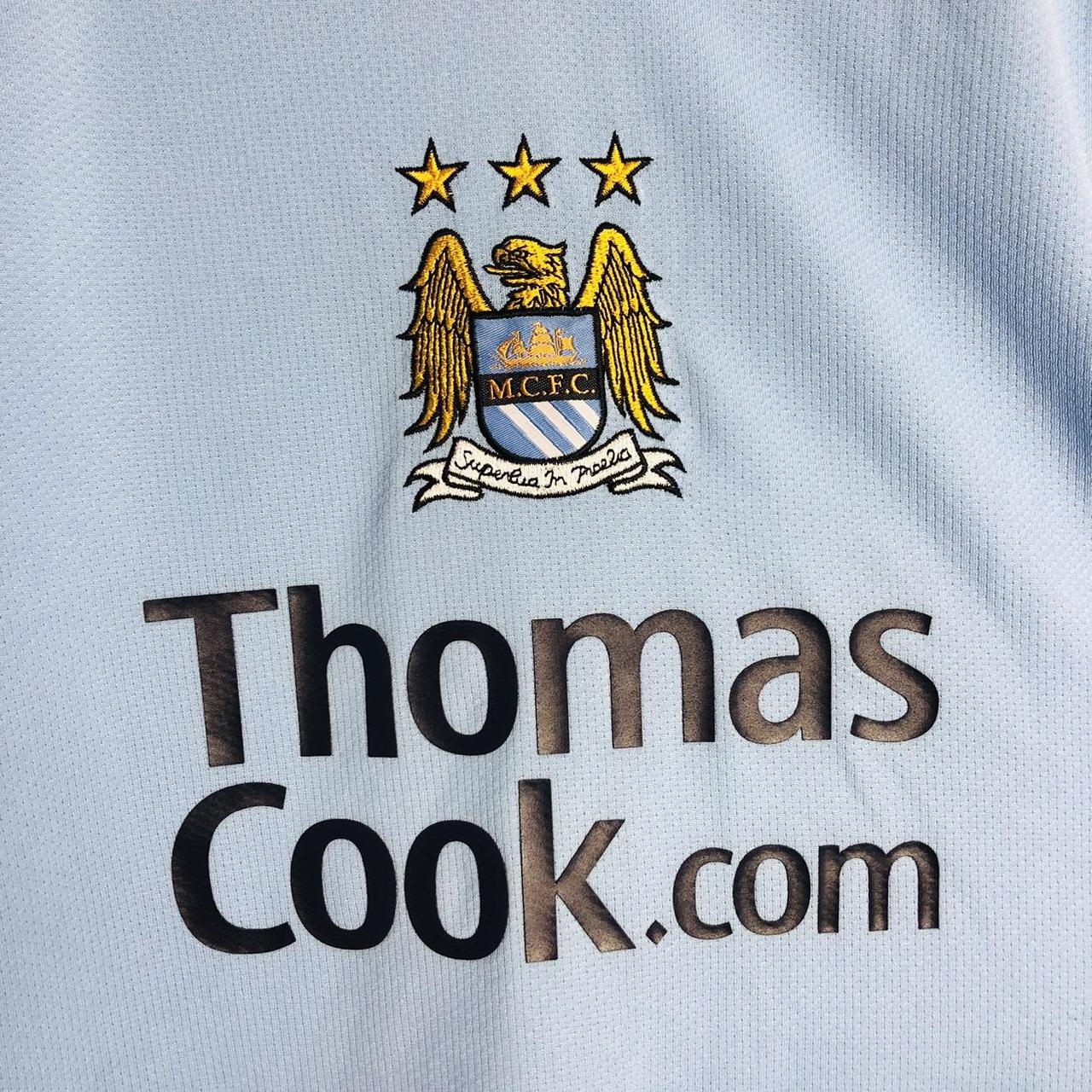 Manchester City 2008/2009 Blue Home Football Shirt (XL)