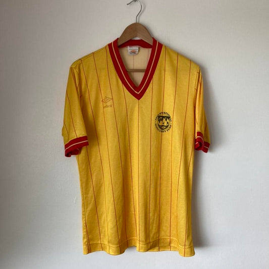 IMF 1980s Yellow Football Shirt (L)