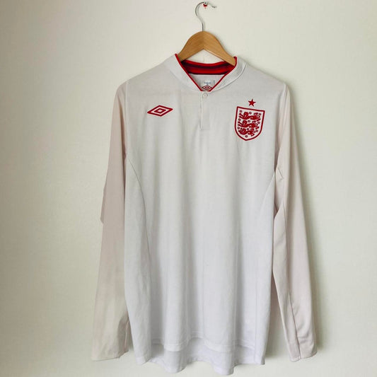 England 2012 White Home Football Shirt (XL)