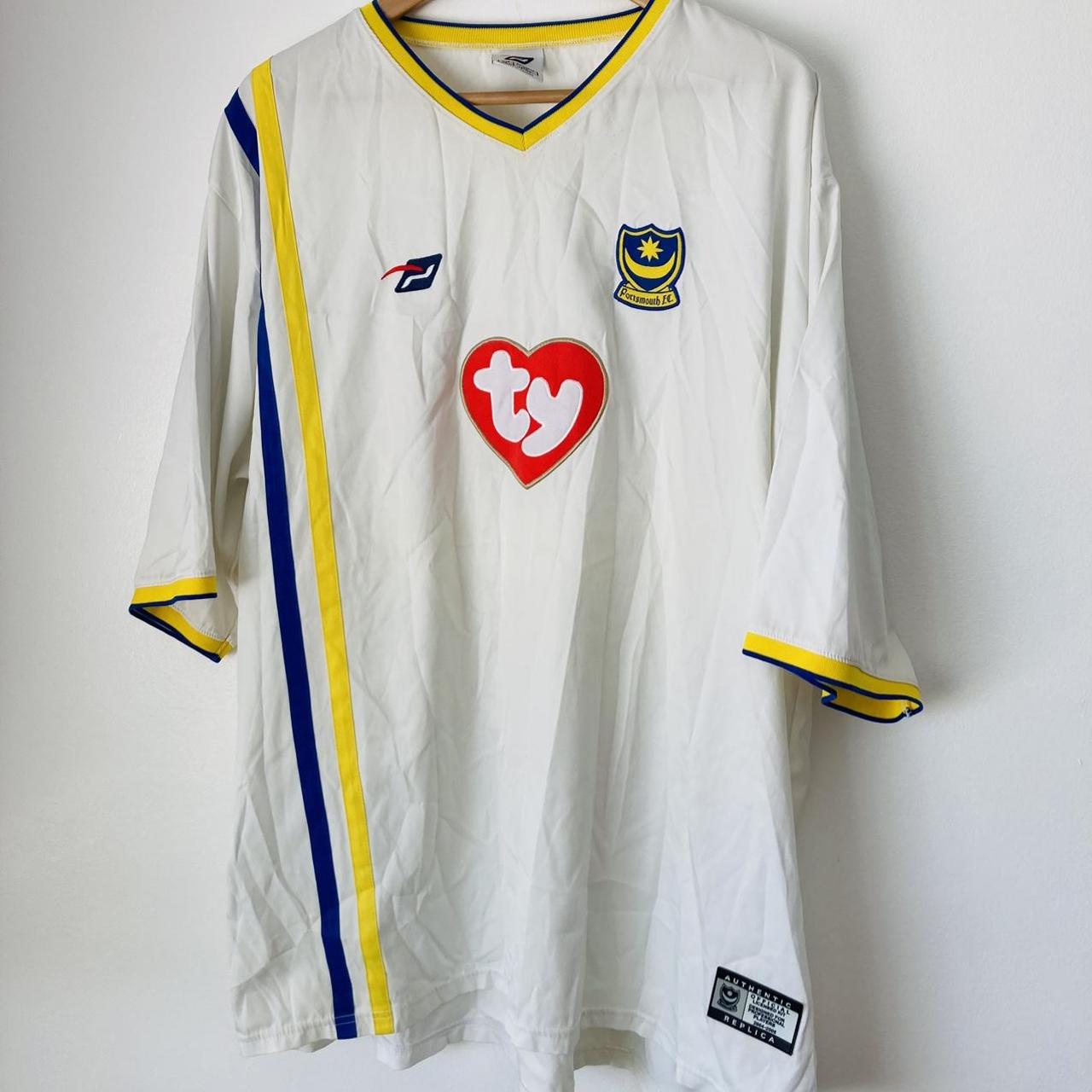 Portsmouth 2003/2004 White Third Football Shirt (XXL)