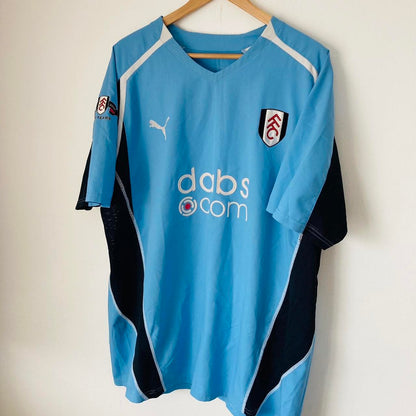 Fulham 2004/2005 Blue Away Football Shirt (XXL)