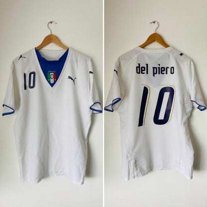 Italy 2006/2007 White Away Football Shirt (L)