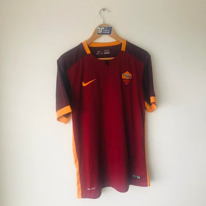 AS Roma 2015/16 Red Football Shirt (M)