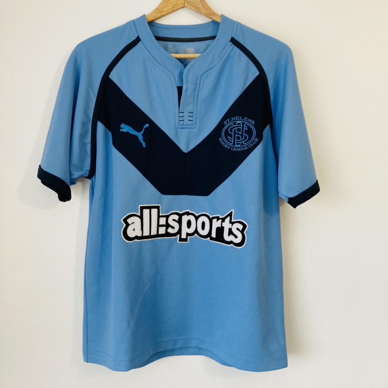 St Helens 2005 Blue Away Rugby Shirt (S)