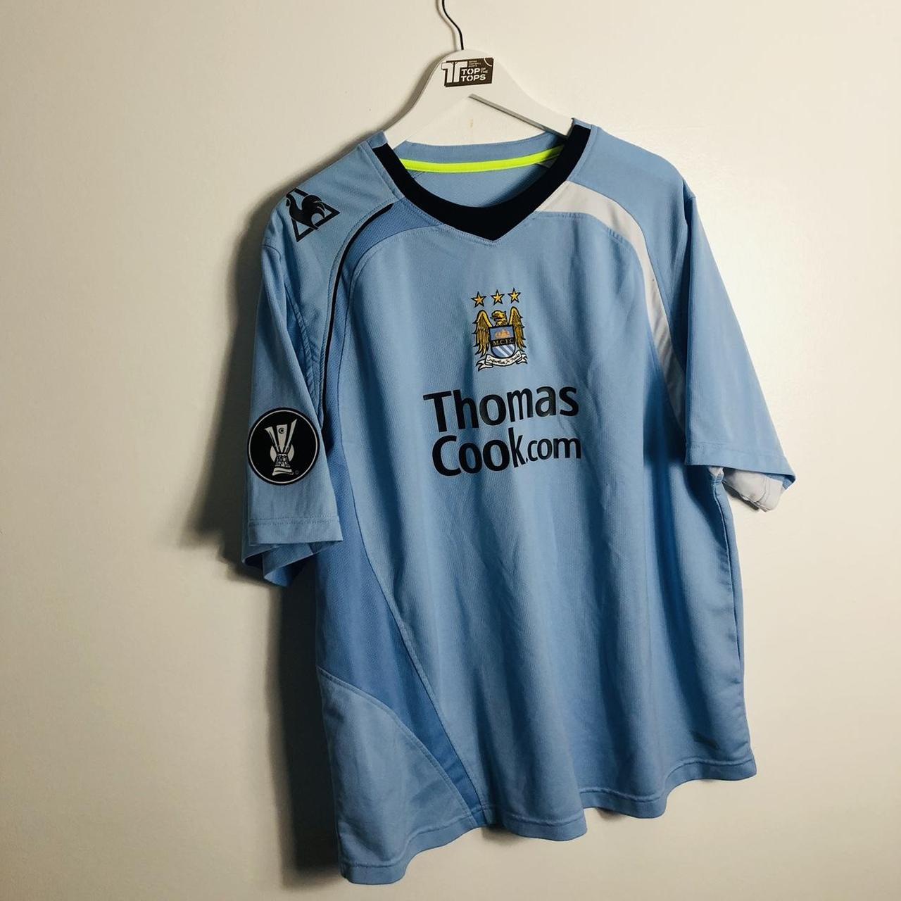 Manchester City 2008/2009 Blue Home Football Shirt (XL)