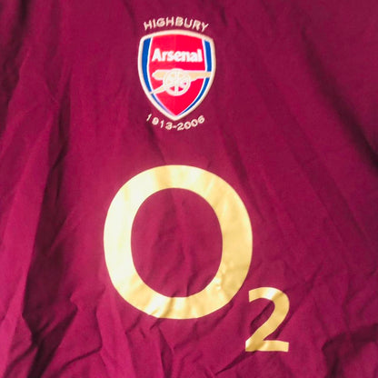 Arsenal 2005/2006 Red Home Football Shirt (L)