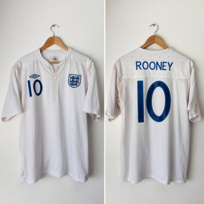 England 2010/2012 White Home Football Shirt (XL)