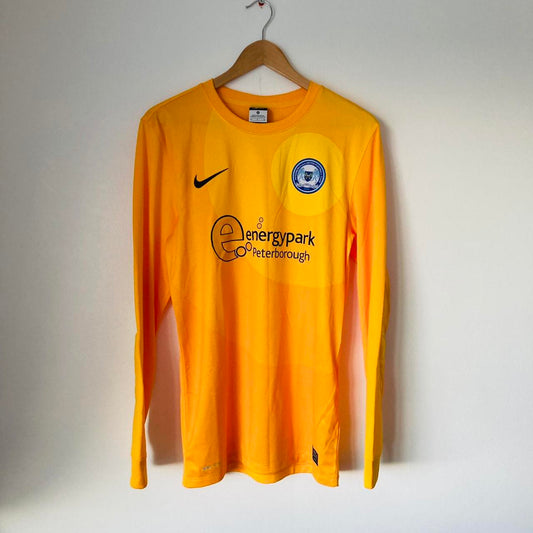 Peterborough United 2012/2013 Yellow Goalkeeper Football Shirt (S)