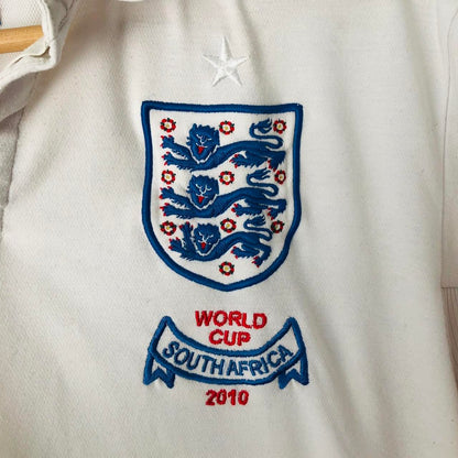 England 2010 White Home Football Shirt (L)