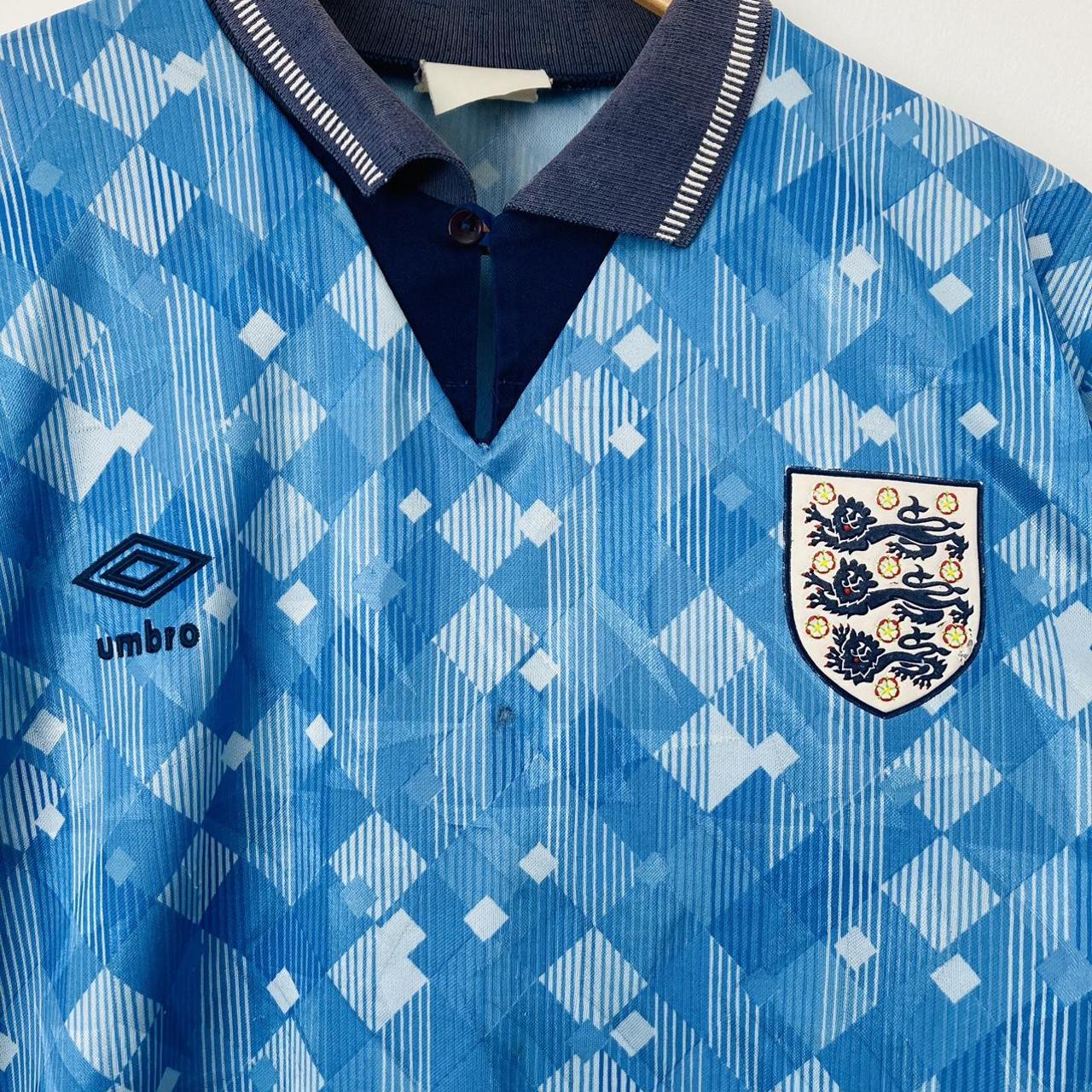 England 1990/1992 Blue Third Football Shirt (XL)