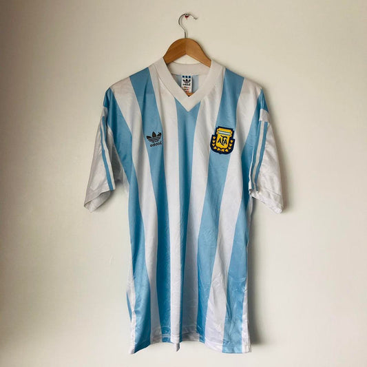 Argentina 1991/1993 Blue & White Home Football Shirt (L)