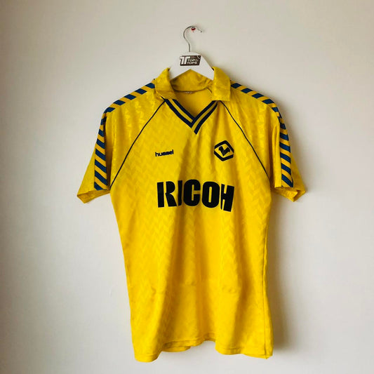 Hellas Verona 1987/1988 Yellow Away Football Shirt (M)