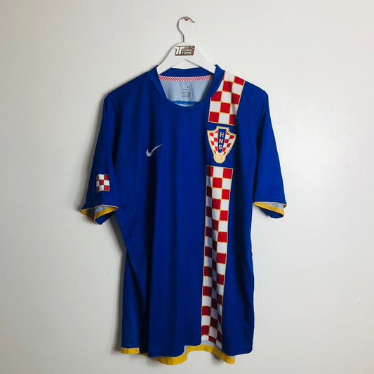 Croatia 2006 Blue Away Football Shirt (XL)