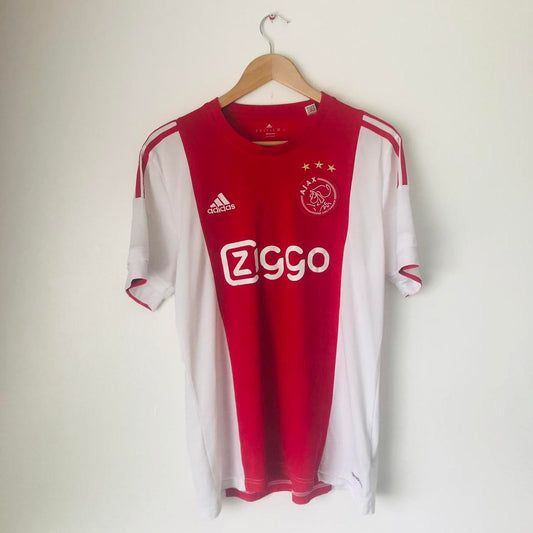 Ajax 2015/2016 Red & White Home Football Shirt (M)