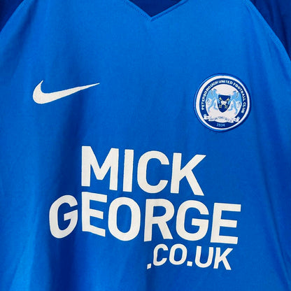 Peterborough United 2017/2018 Blue Home Football Shirt (M)